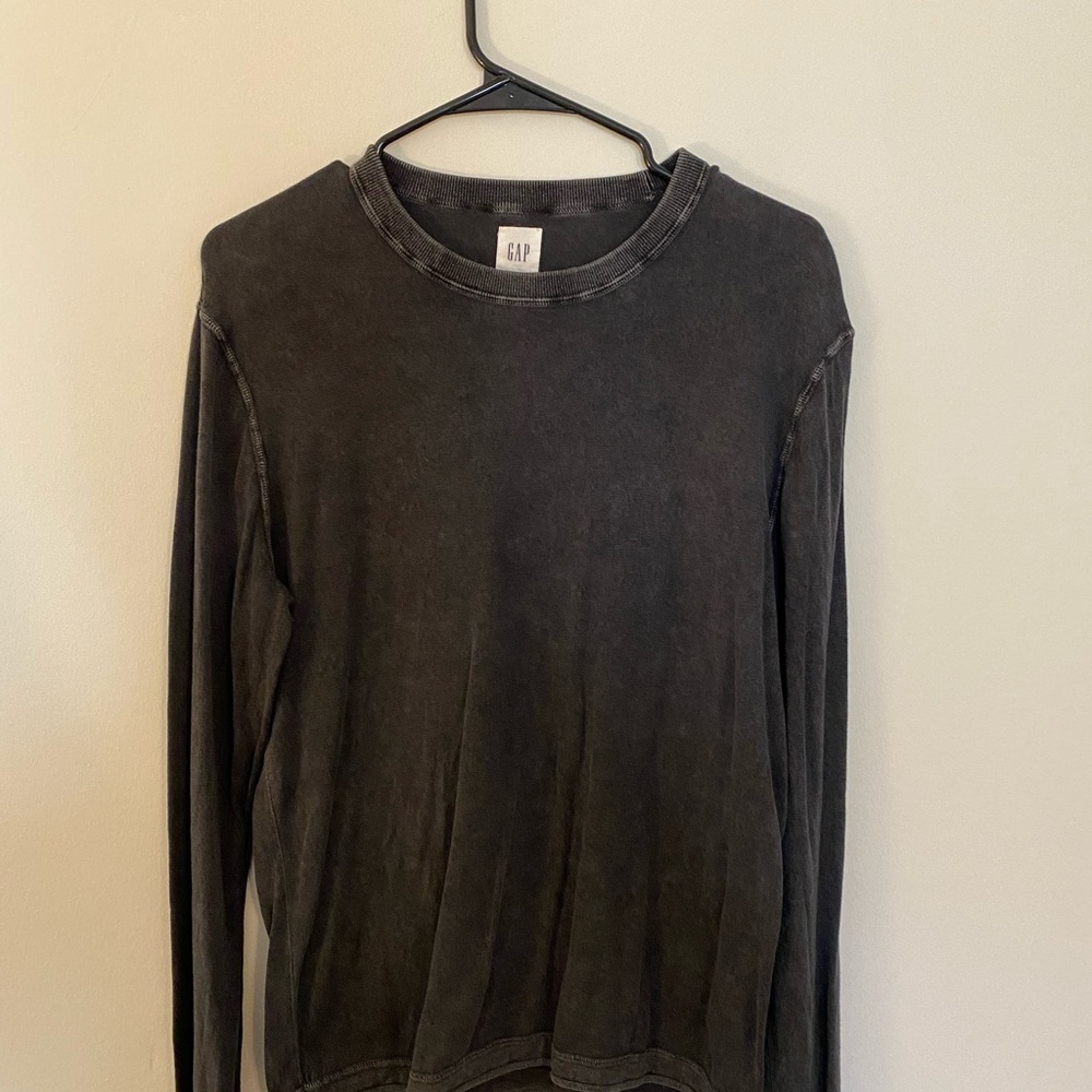 Long sleeve charcoal shirt from Gap